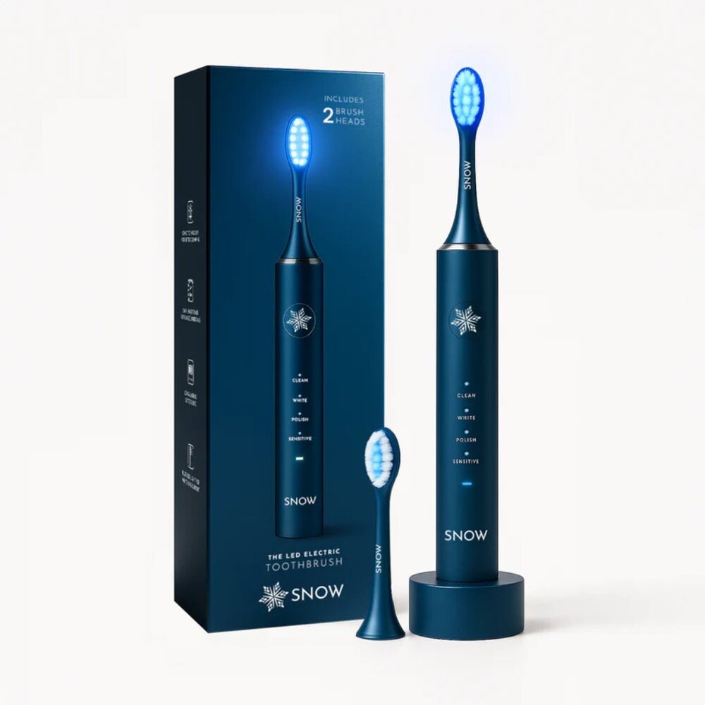 LED Whitening Electric Toothbrush - SNOW Advanced Sonic Technology (Gen 2)